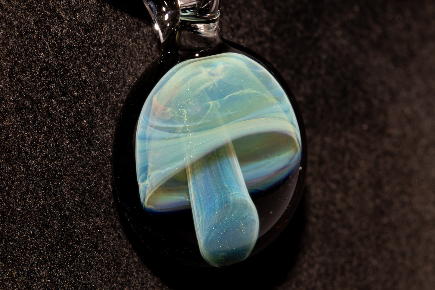 Handmade Glass Mushroom Pendant | Woodland Forest Jewelry | Collector Art Necklace | Unique Gift