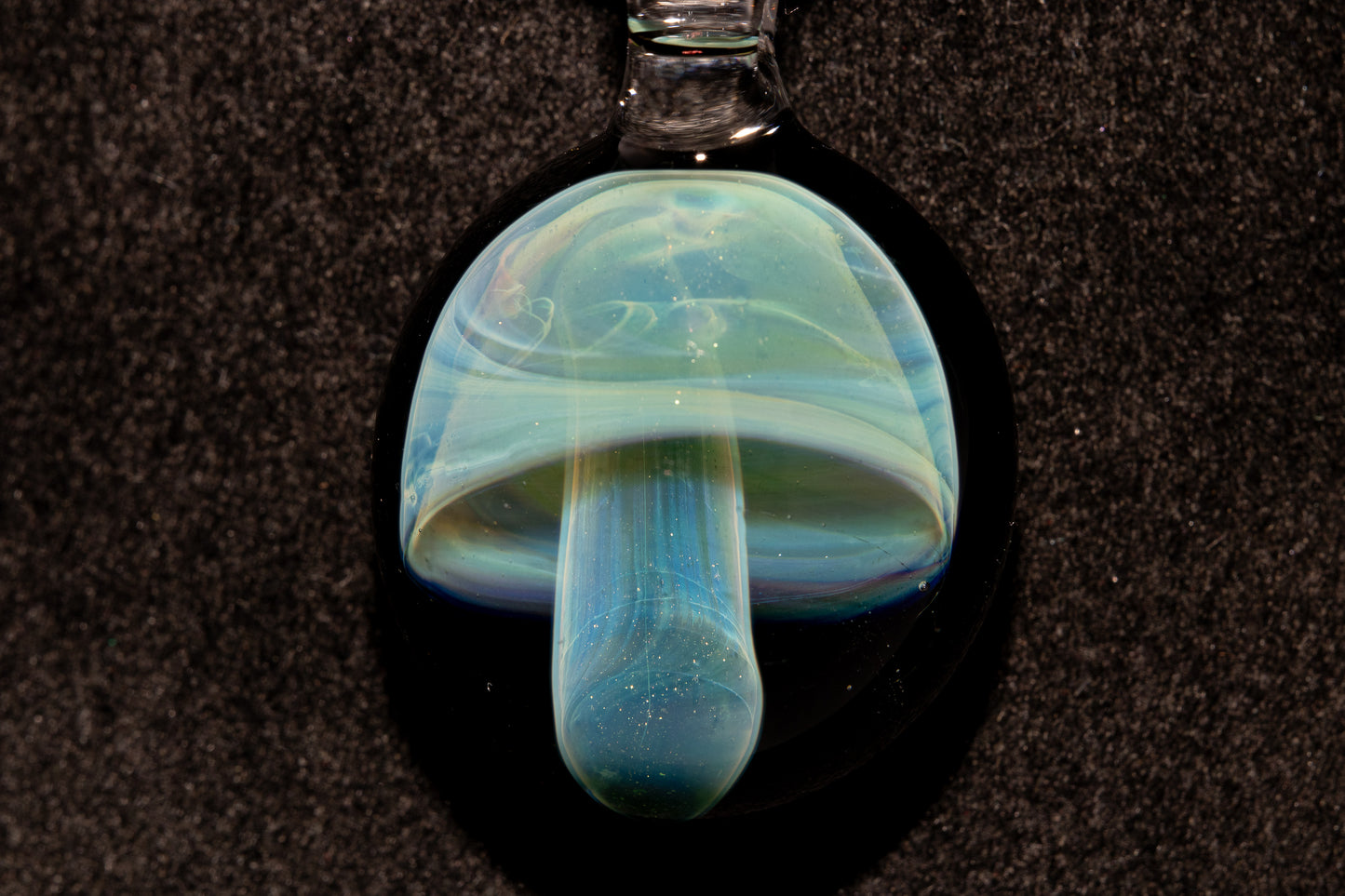 Handmade Glass Mushroom Pendant | Woodland Forest Jewelry | Collector Art Necklace | Unique Gift