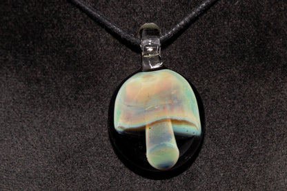 Borosilicate Mushroom Pendant | Mycology Inspired Jewelry | Heady Glass Necklace | Artisan Gift
