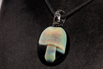 Borosilicate Mushroom Pendant | Mycology Inspired Jewelry | Heady Glass Necklace | Artisan Gift