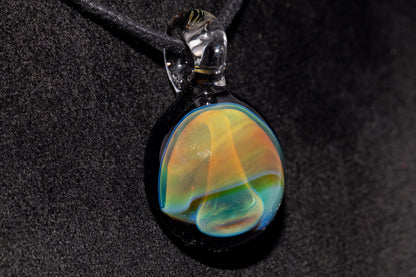 Handmade Glass Mushroom Pendant | Woodland Forest Jewelry | Collector Art Necklace | Unique Gift