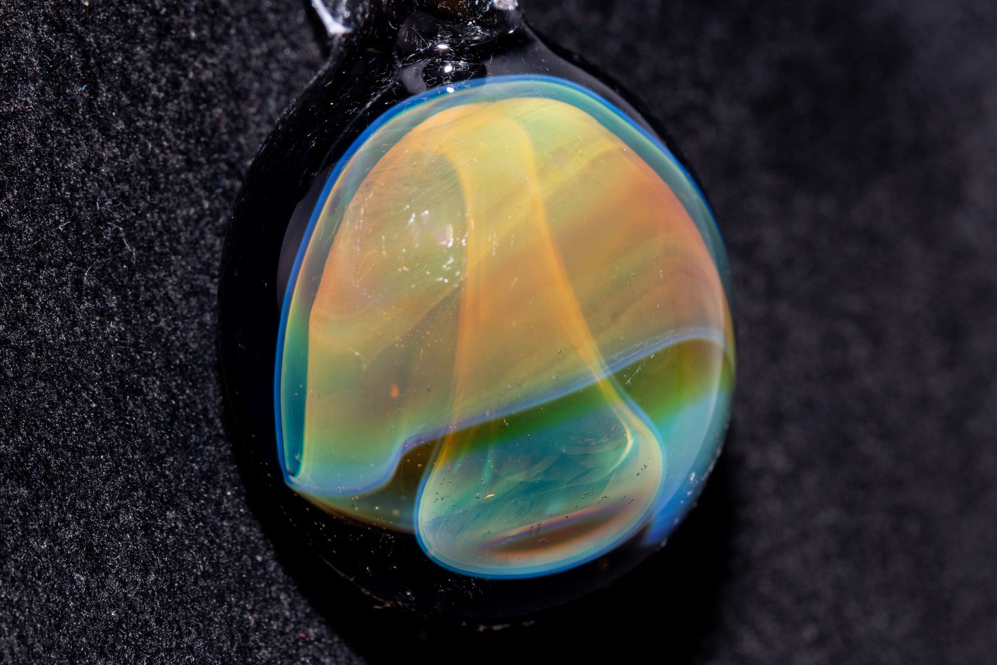 Handmade Glass Mushroom Pendant | Woodland Forest Jewelry | Collector Art Necklace | Unique Gift