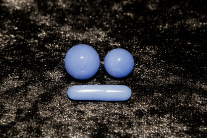 Coral Reef Glass Marble Set | 25mm Glass Marbles | Handblown Borosilicate Glass | Collectible Functional Glass