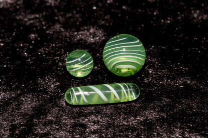 Coral Reef Glass Marble Set | 25mm Glass Marbles | Handblown Borosilicate Glass | Collectible Functional Glass