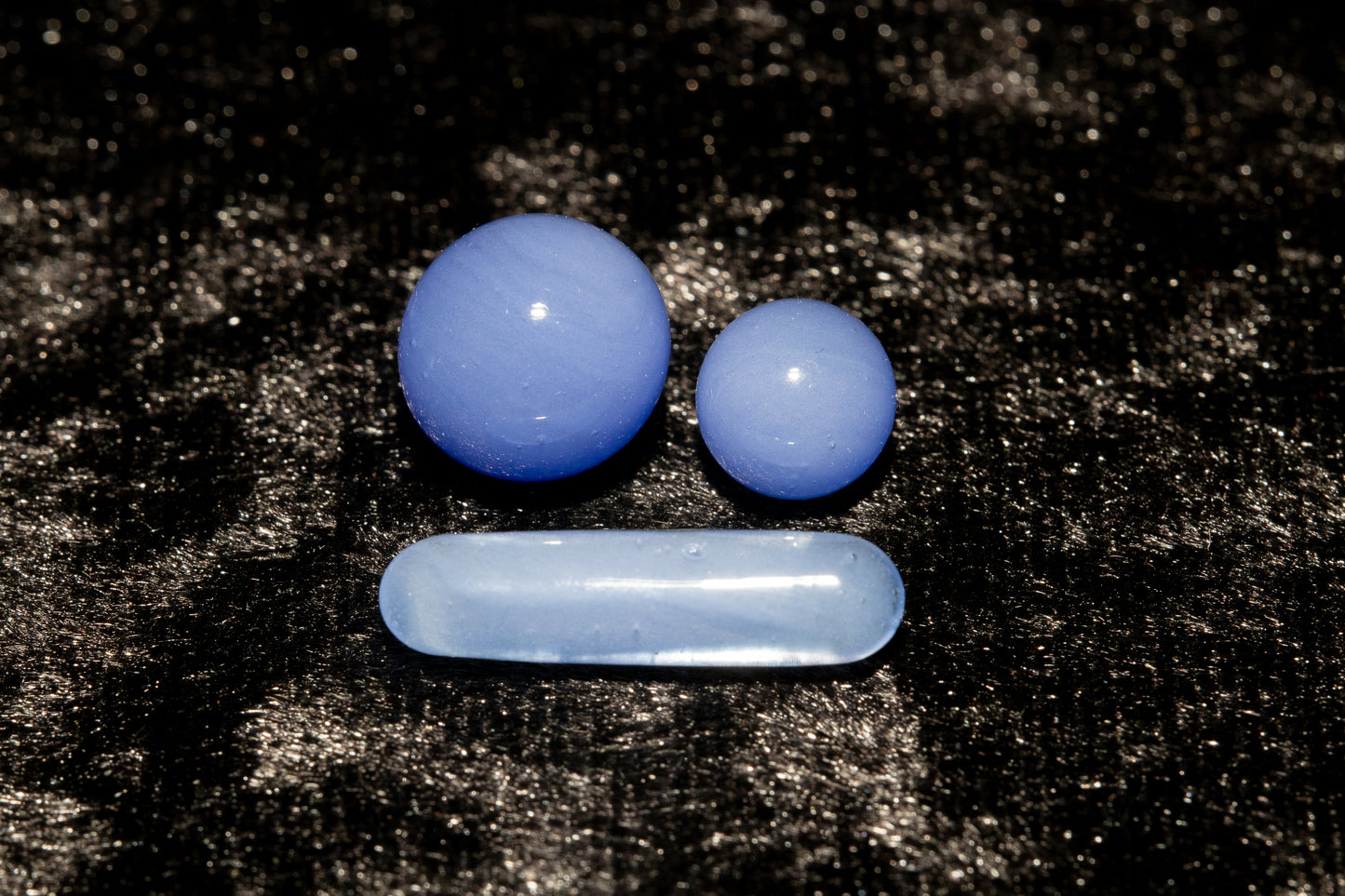 Coral Reef Glass Marble Set | 25mm Glass Marbles | Handblown Borosilicate Glass | Collectible Functional Glass