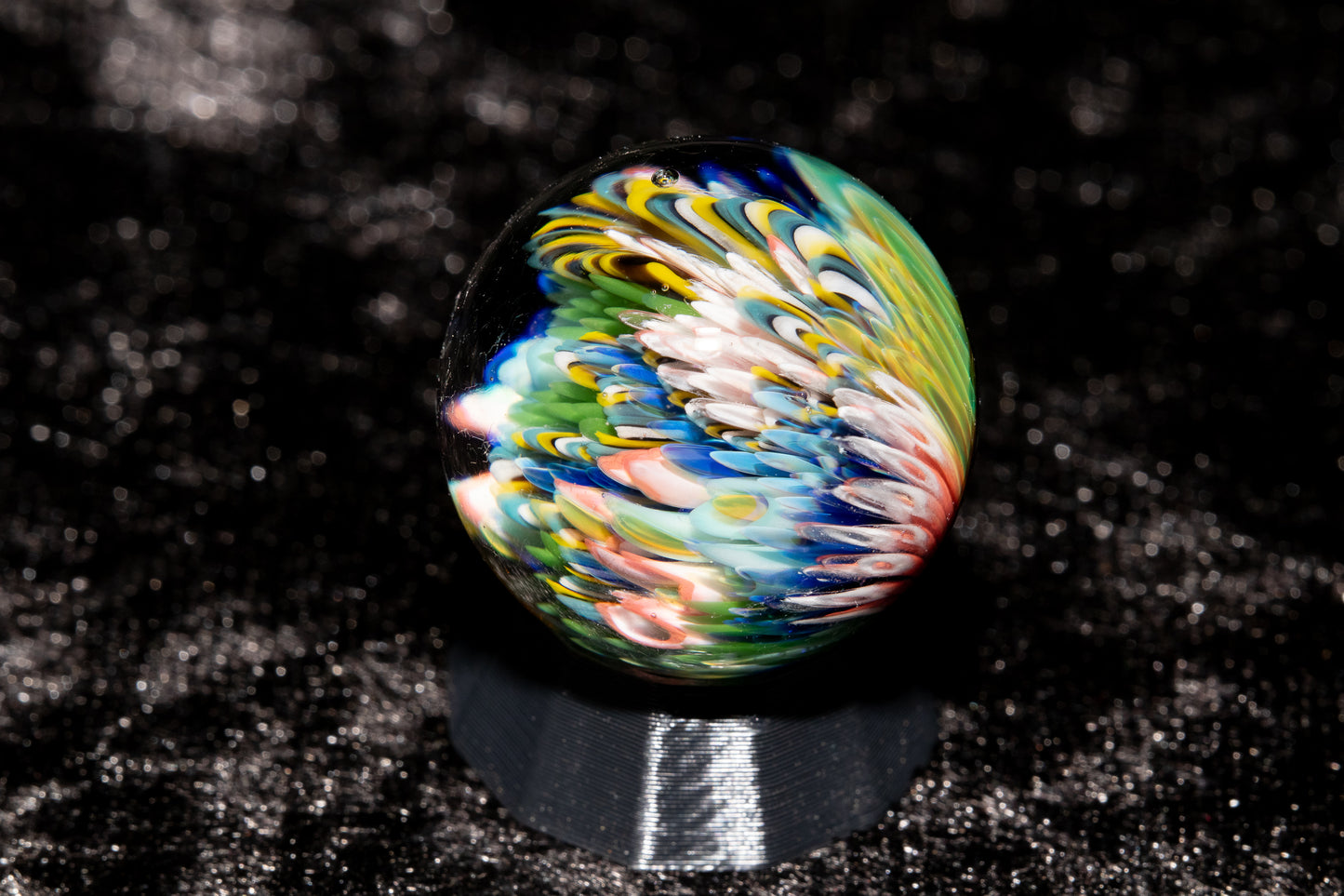 Coral Reef Glass Marble Set | 25mm Glass Marbles | Handblown Borosilicate Glass | Collectible Functional Glass