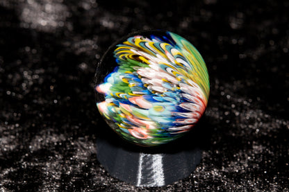 Coral Reef Glass Marble Set | 25mm Glass Marbles | Handblown Borosilicate Glass | Collectible Functional Glass