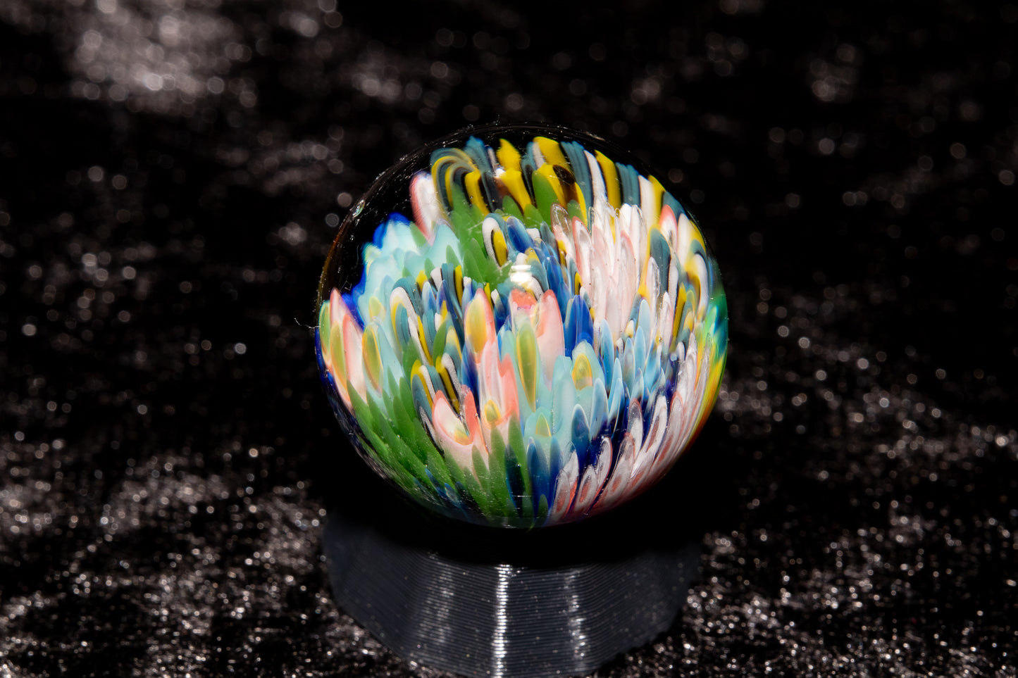 Coral Reef Glass Marble Set | 25mm Glass Marbles | Handblown Borosilicate Glass | Collectible Functional Glass