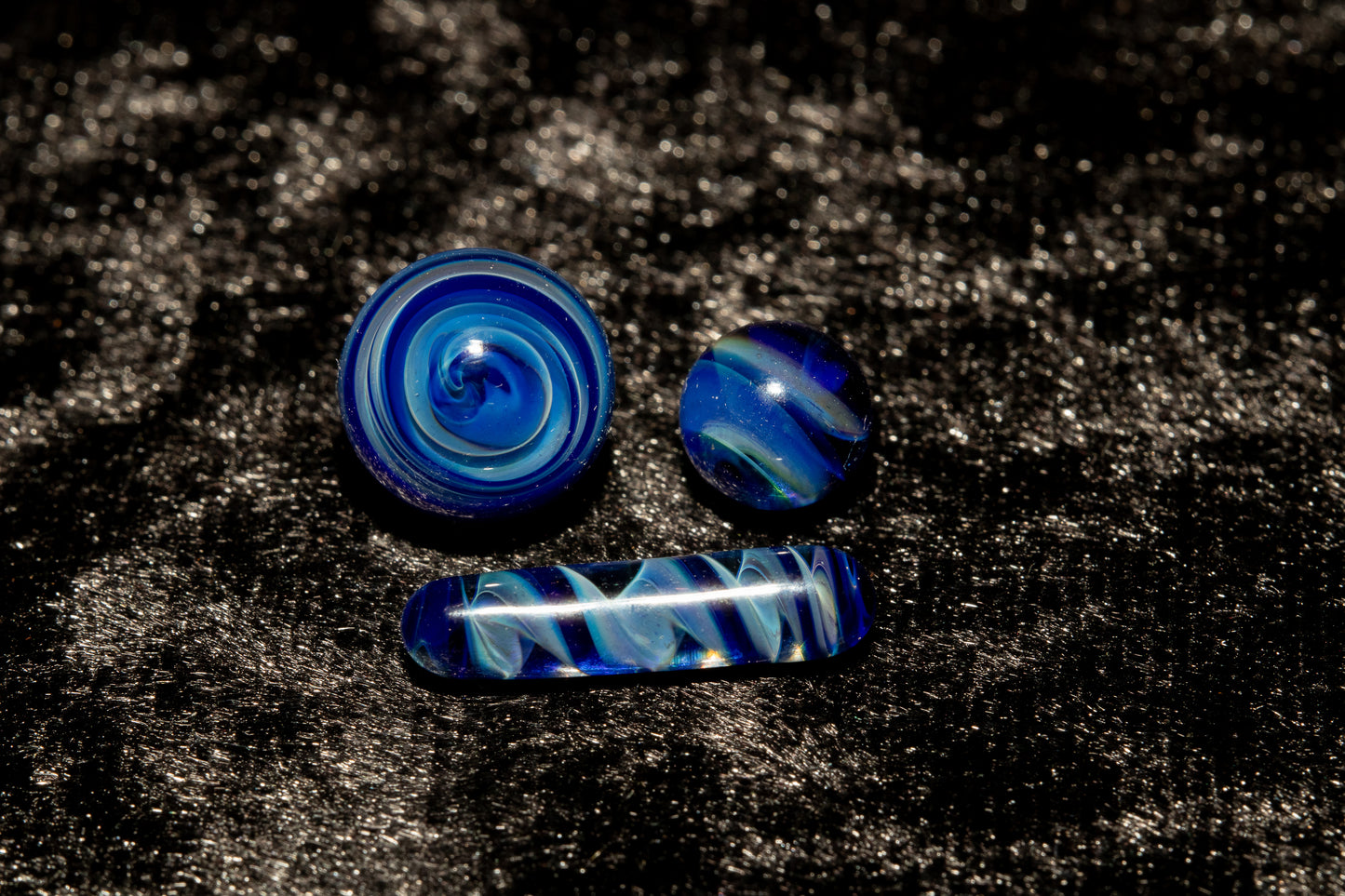 Coral Reef Glass Marble Set | 25mm Glass Marbles | Handblown Borosilicate Glass | Collectible Functional Glass