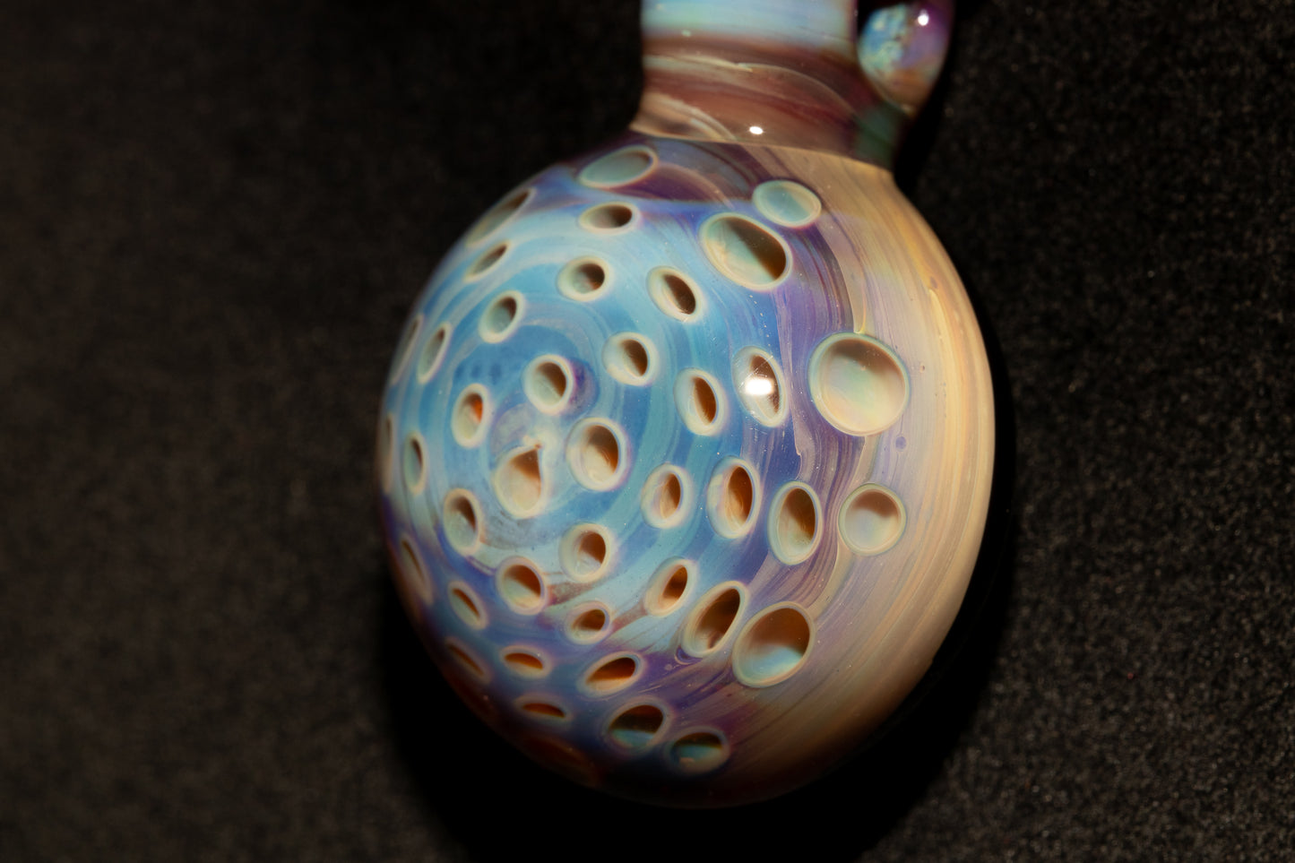 Lotus Pod Glass Pendant | Handcrafted Necklace | Awakening & Renewal Jewelry | Unique Artisan Gift