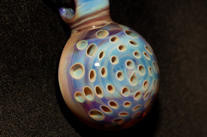 Lotus Pod Glass Pendant | Handcrafted Necklace | Awakening & Renewal Jewelry | Unique Artisan Gift