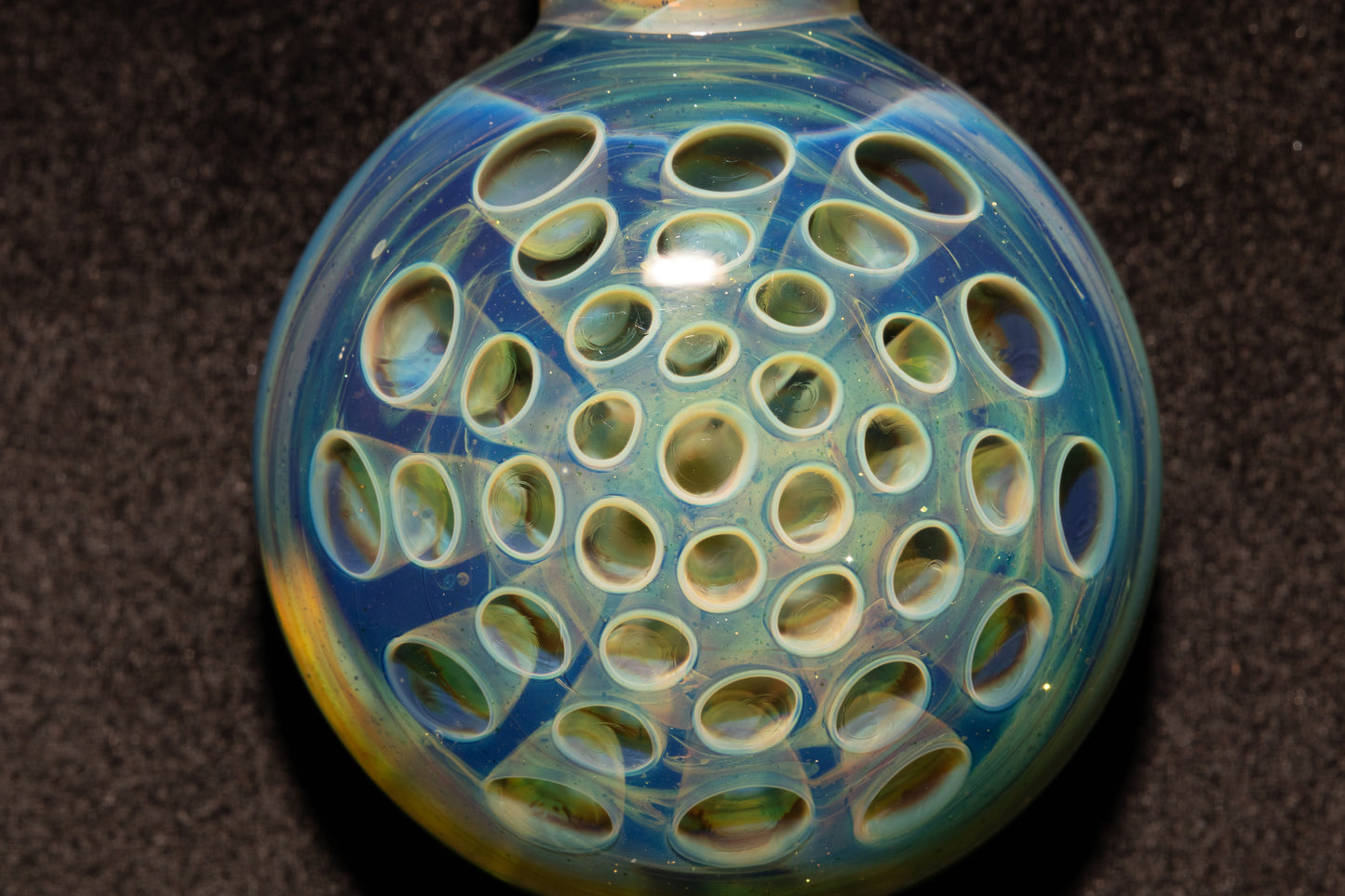 Artisan Glass Lotus Pod Pendant | Transformation Symbol Jewelry | Handmade Necklace | Unique Glass Art Gift