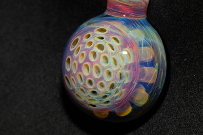 Lotus Pod Glass Pendant | Handcrafted Necklace | Awakening & Renewal Jewelry | Unique Artisan Gift