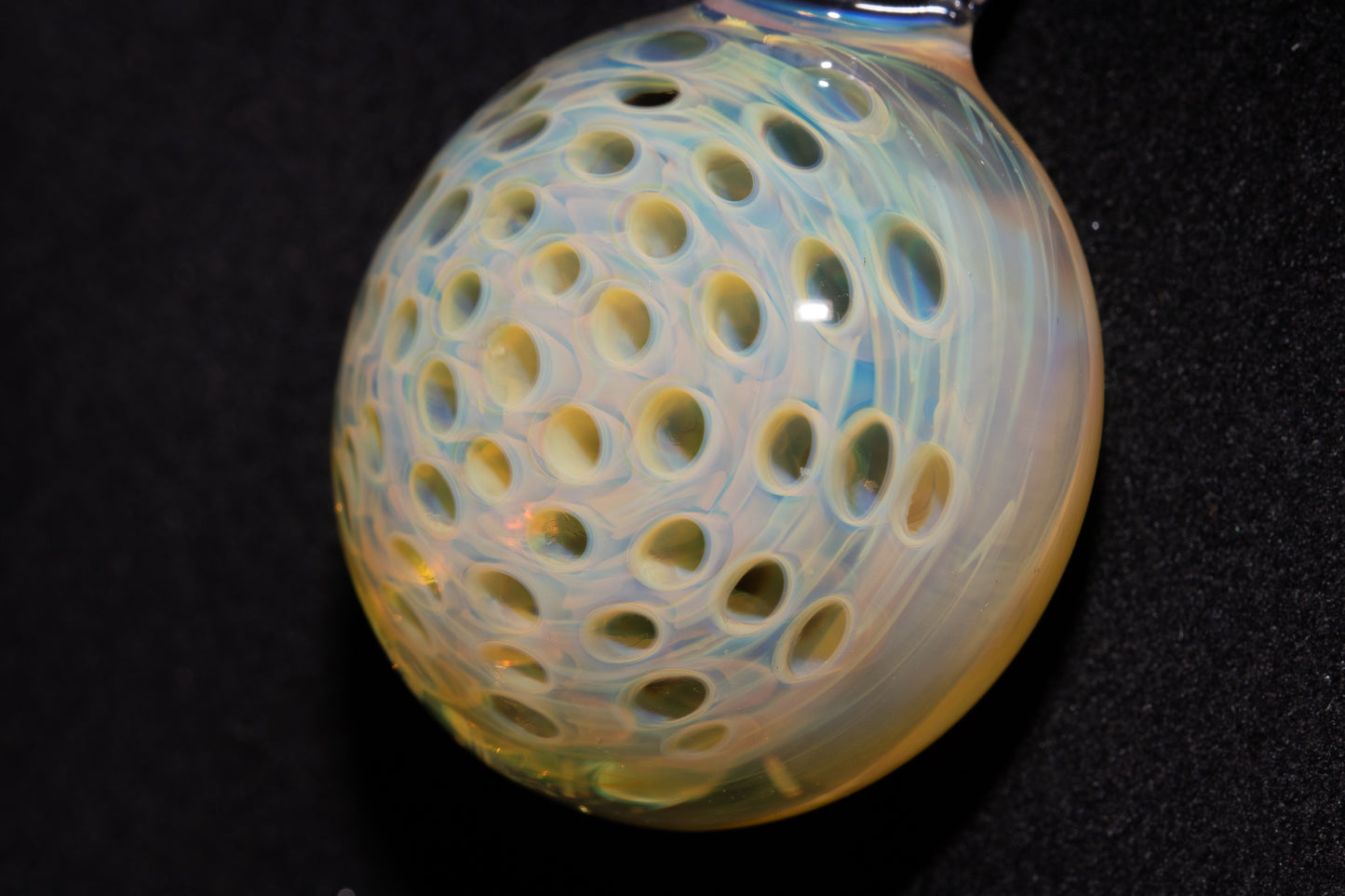 Glass Lotus Pod Necklace | Awakening & Rebirth Jewelry | Handmade Artisan Pendant | Spiritual Symbol Gift