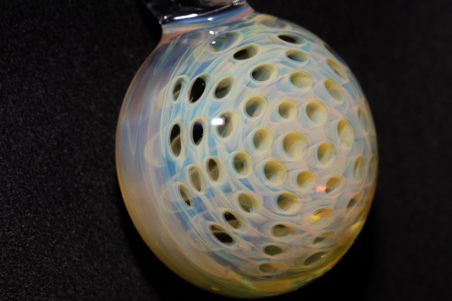 Glass Lotus Pod Necklace | Awakening & Rebirth Jewelry | Handmade Artisan Pendant | Spiritual Symbol Gift