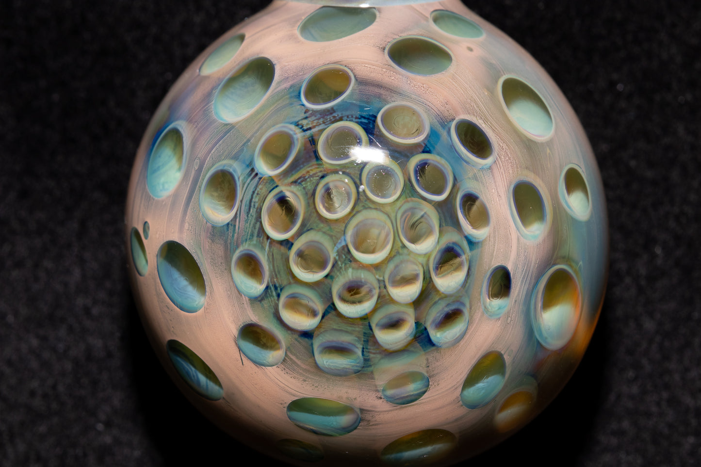 Glass Lotus Pod Necklace | Awakening & Rebirth Jewelry | Handmade Artisan Pendant | Spiritual Symbol Gift