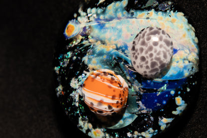 Cosmic Nebula Pendant | Handmade Space Glass Jewelry | Galaxy Necklace | Celestial Art Gift | Astronomy Inspired