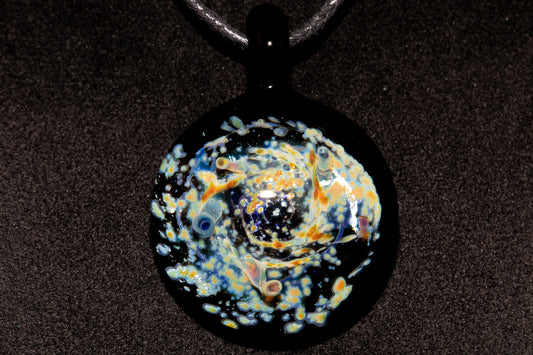 Cosmic Nebula Pendant | Handmade Space Glass Jewelry | Galaxy Necklace | Celestial Art Gift | Astronomy Inspired