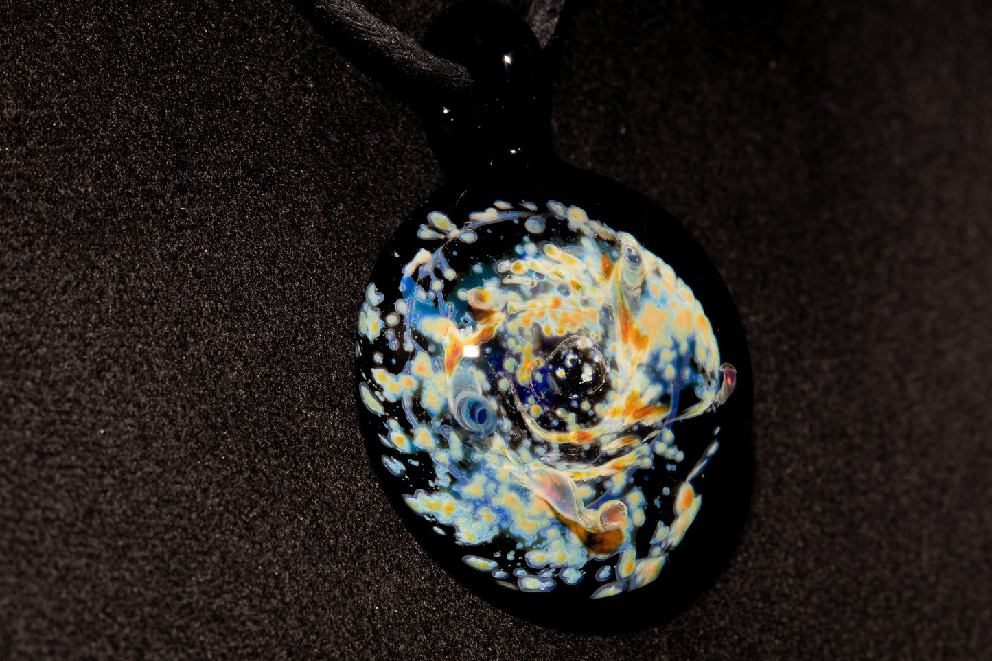 Cosmic Nebula Pendant | Handmade Space Glass Jewelry | Galaxy Necklace | Celestial Art Gift | Astronomy Inspired