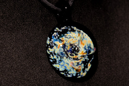 Cosmic Nebula Pendant | Handmade Space Glass Jewelry | Galaxy Necklace | Celestial Art Gift | Astronomy Inspired
