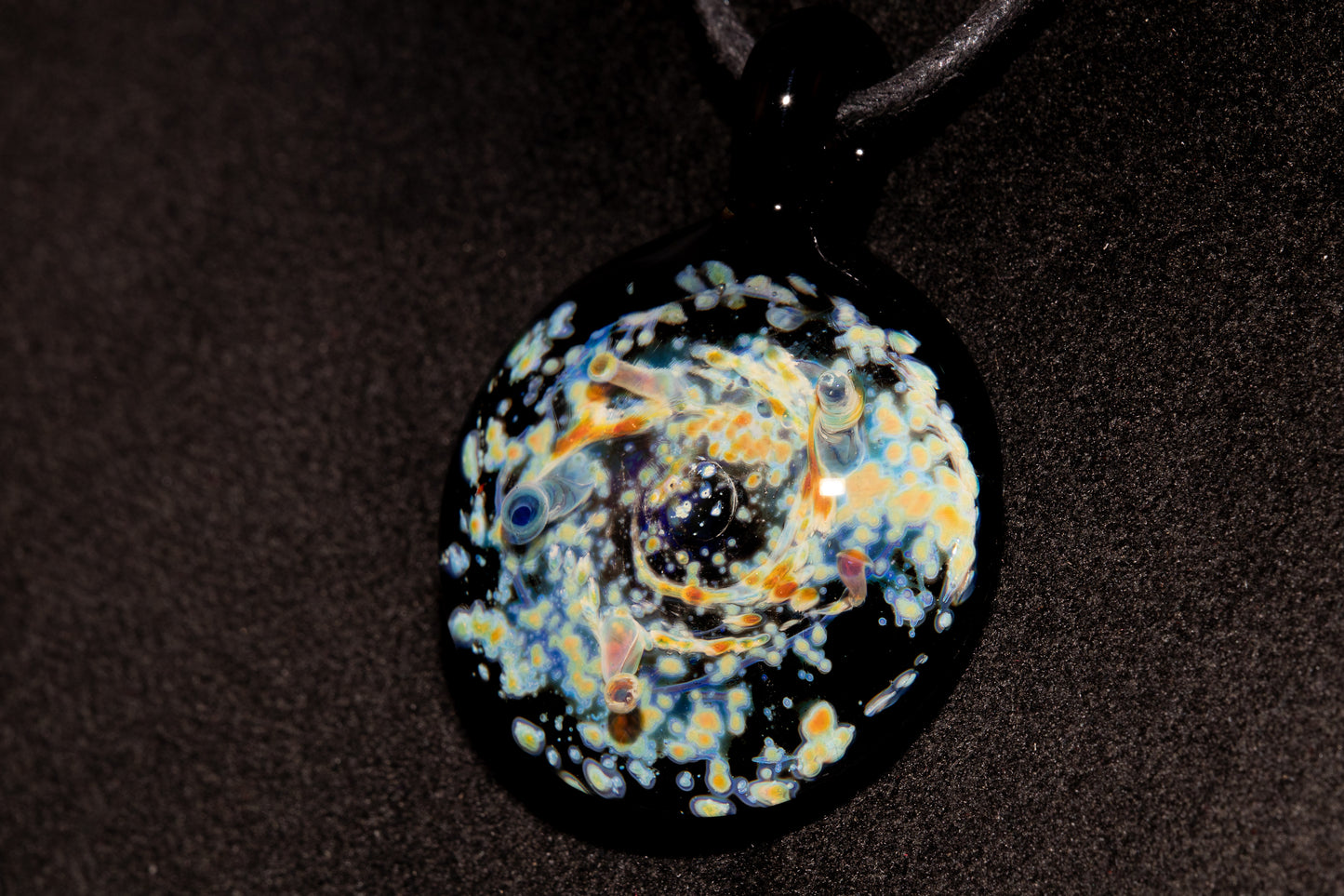 Cosmic Nebula Pendant | Handmade Space Glass Jewelry | Galaxy Necklace | Celestial Art Gift | Astronomy Inspired