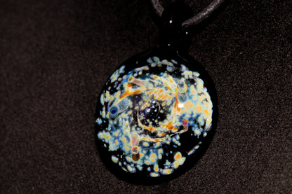 Cosmic Nebula Pendant | Handmade Space Glass Jewelry | Galaxy Necklace | Celestial Art Gift | Astronomy Inspired