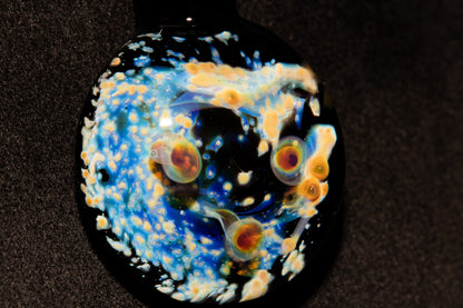 Galaxy Space Pendant | Cosmic Glass Jewelry | Handmade Celestial Necklace | NASA-Inspired Art Gift | Unique Glass Pendant