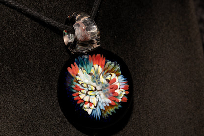 Coral Reef Glass Pendant Necklace | Handblown Borosilicate Ocean Jewelry | Beach & Sea Inspired Gift