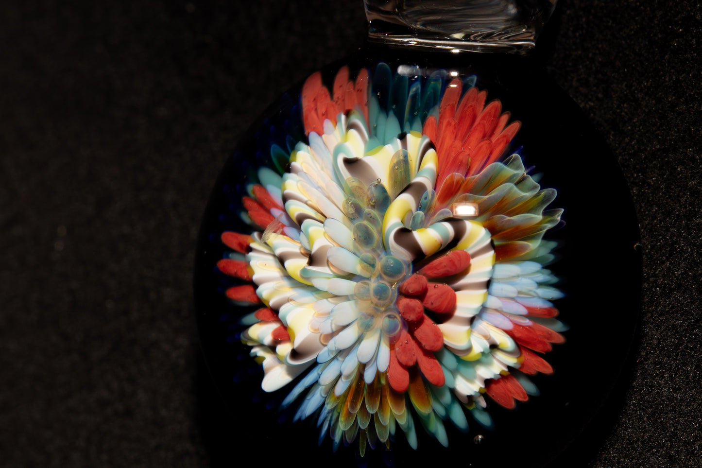 Coral Reef Glass Pendant Necklace | Handblown Borosilicate Ocean Jewelry | Beach & Sea Inspired Gift