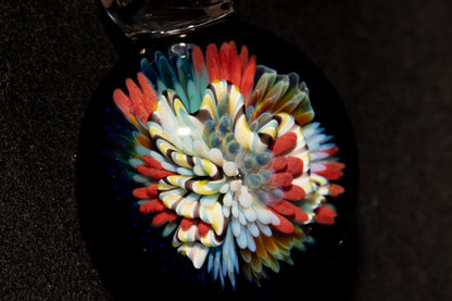 Coral Reef Glass Pendant Necklace | Handblown Borosilicate Ocean Jewelry | Beach & Sea Inspired Gift