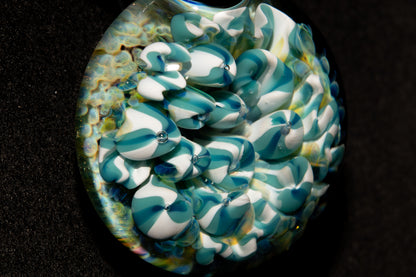 Coral Reef Glass Pendant Necklace | Handblown Borosilicate Ocean Jewelry | Beach & Sea Inspired Gift