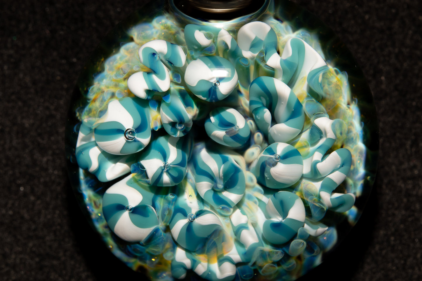 Coral Reef Glass Pendant Necklace | Handblown Borosilicate Ocean Jewelry | Beach & Sea Inspired Gift