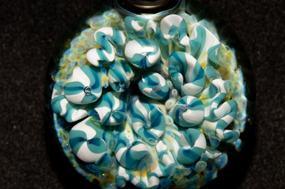 Coral Reef Glass Pendant Necklace | Handblown Borosilicate Ocean Jewelry | Beach & Sea Inspired Gift
