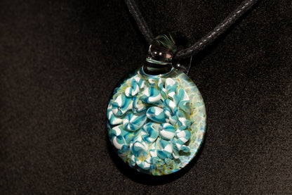Coral Reef Glass Pendant Necklace | Handblown Borosilicate Ocean Jewelry | Beach & Sea Inspired Gift