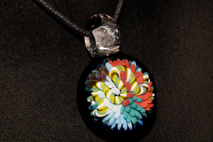 Coral Reef Glass Pendant Necklace | Handblown Borosilicate Ocean Jewelry | Beach & Sea Inspired Gift
