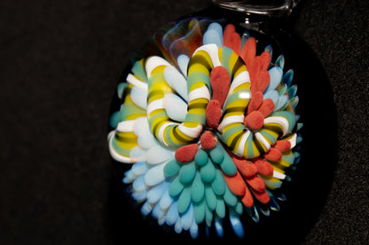 Coral Reef Glass Pendant Necklace | Handblown Borosilicate Ocean Jewelry | Beach & Sea Inspired Gift