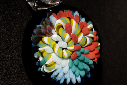 Coral Reef Glass Pendant Necklace | Handblown Borosilicate Ocean Jewelry | Beach & Sea Inspired Gift