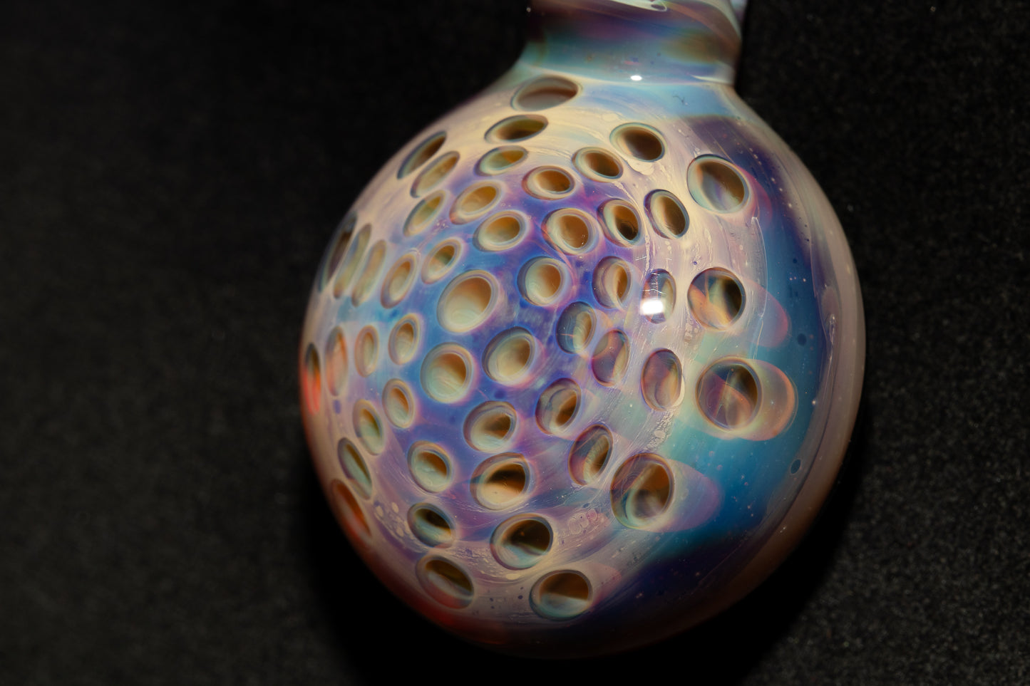 Glass Lotus Pod Pendant | Handmade Jewelry | Symbol of Transformation & Awakening | Artisan Glass Necklace Gift