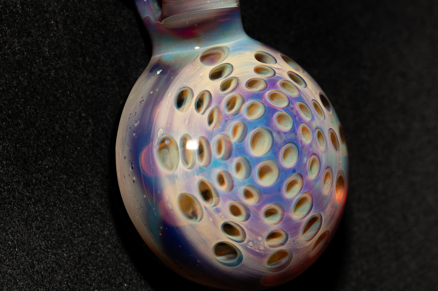 Glass Lotus Pod Pendant | Handmade Jewelry | Symbol of Transformation & Awakening | Artisan Glass Necklace Gift