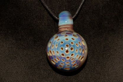 Lotus Pod Glass Pendant | Handcrafted Necklace | Awakening & Renewal Jewelry | Unique Artisan Gift