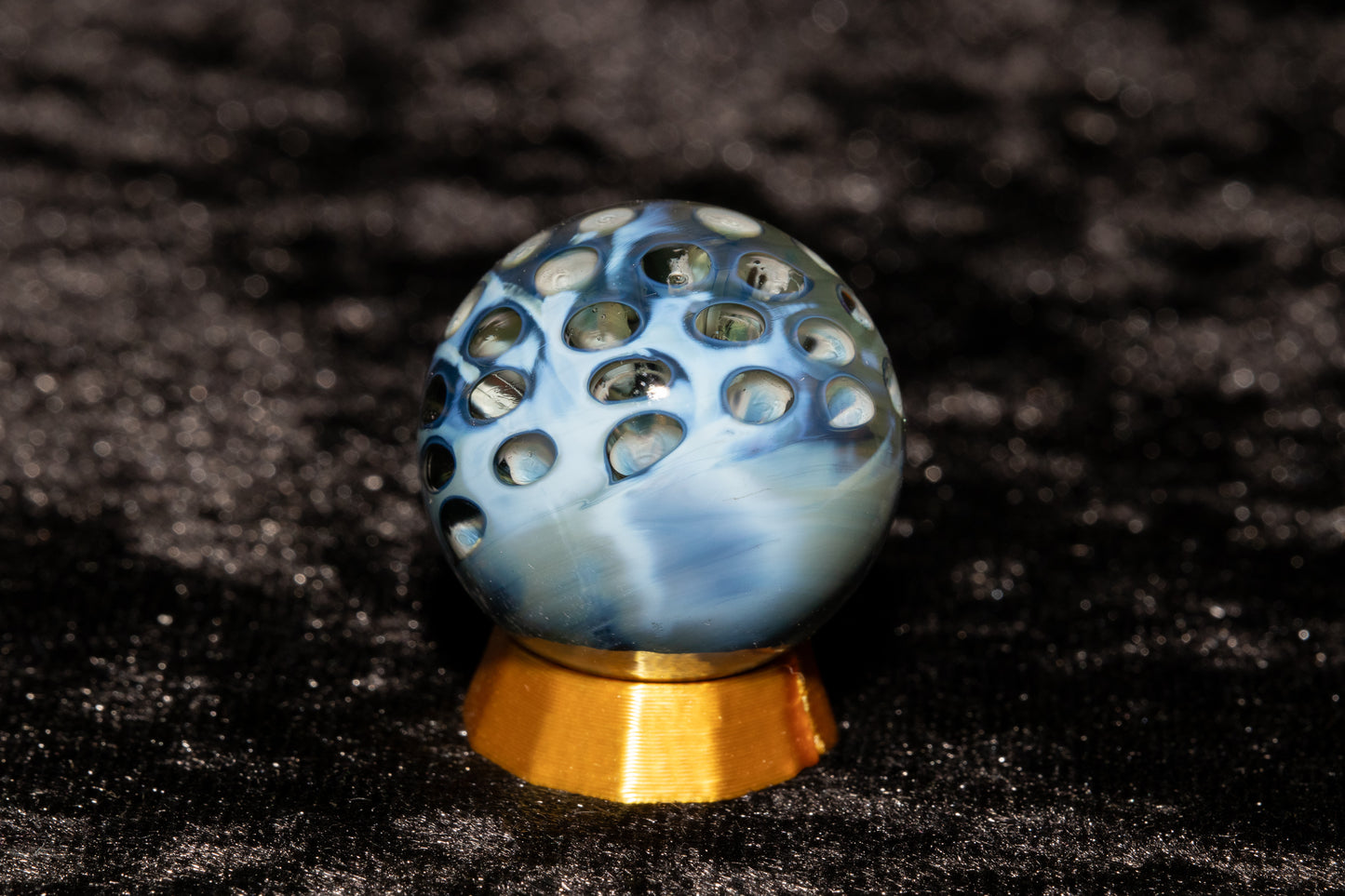 Lotus Pod Glass Marble Set | 25mm Glass Marbles | Handblown Borosilicate Glass | Collectible Functional