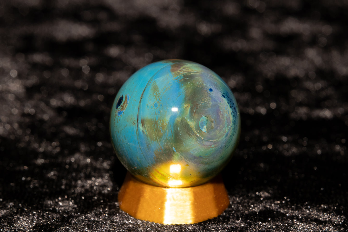 Matching Solid Color Marble Set | 25mm Glass Marbles | Handblown Borosilicate Glass | Collectible Functional Glass