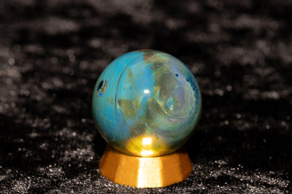 Matching Solid Color Marble Set | 25mm Glass Marbles | Handblown Borosilicate Glass | Collectible Functional Glass