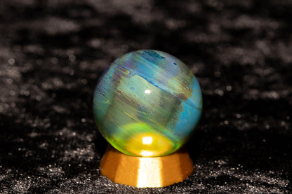 Matching Solid Color Marble Set | 25mm Glass Marbles | Handblown Borosilicate Glass | Collectible Functional Glass