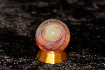 Matching Solid Color Marble Set | 25mm Glass Marbles | Handblown Borosilicate Glass | Collectible Functional Glass