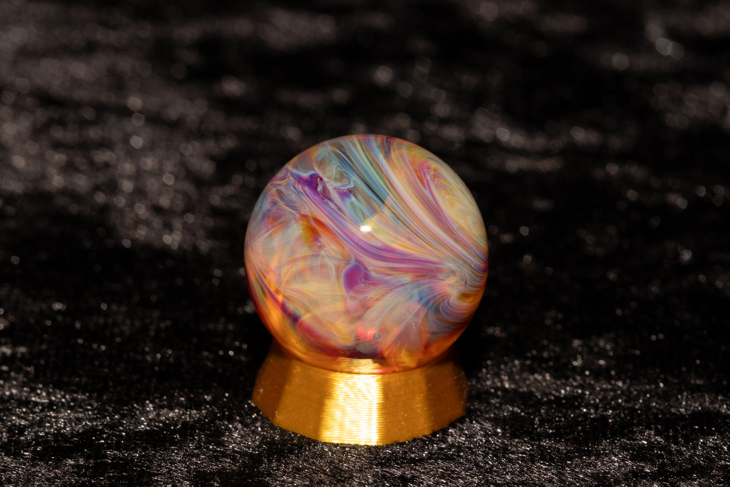 Matching Solid Color Marble Set | 25mm Glass Marbles | Handblown Borosilicate Glass | Collectible Functional Glass