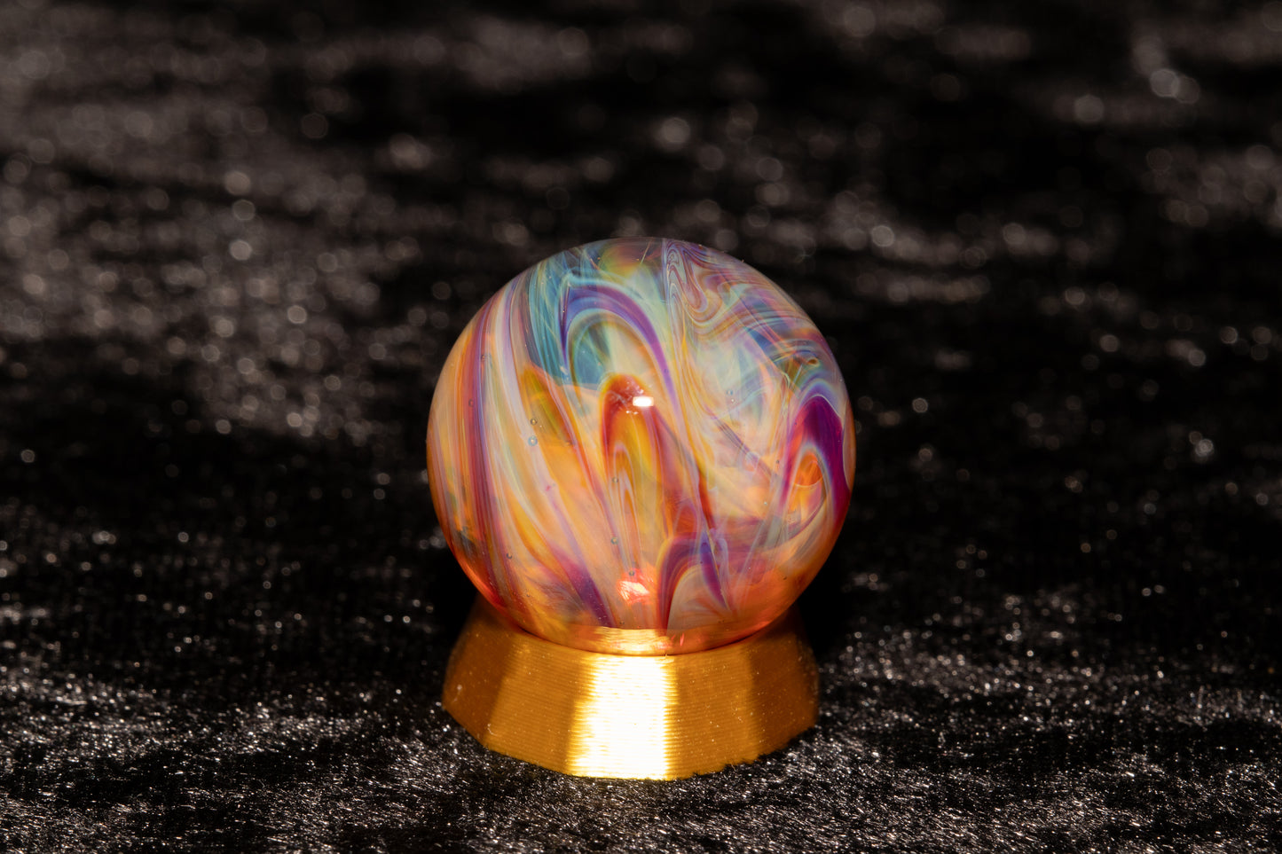 Matching Solid Color Marble Set | 25mm Glass Marbles | Handblown Borosilicate Glass | Collectible Functional Glass