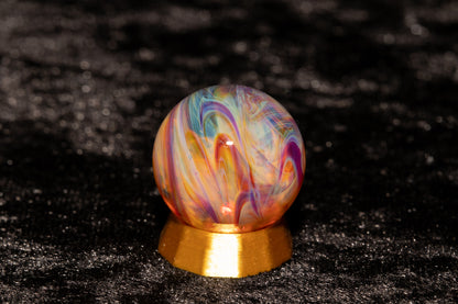 Matching Solid Color Marble Set | 25mm Glass Marbles | Handblown Borosilicate Glass | Collectible Functional Glass