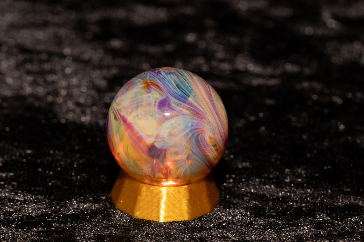 Matching Solid Color Marble Set | 25mm Glass Marbles | Handblown Borosilicate Glass | Collectible Functional Glass