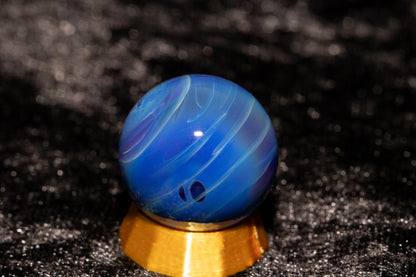 Matching Solid Color Marble Set | 25mm Glass Marbles | Handblown Borosilicate Glass | Collectible Functional Glass